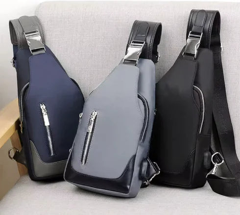 USB Charging interface Chest Bag